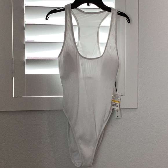 The Bikini Lab Other - The Bikini Lab White Swimsuit, Size Medium, NWT